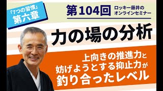 【第104回】【ロッキー藤井オンラインセミナー】「力の場の分析」 【7つの習慣 第６章】@noodlemovief