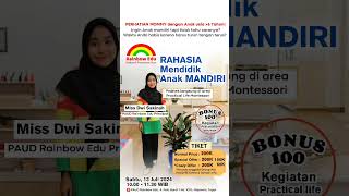 RAHASIA MENDIDIK ANAK MANDIRI