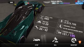 CSR2 | Aston Martin Hill | Re-run | Races 99 \u0026 100 | With Valkyrie AMR Pro |