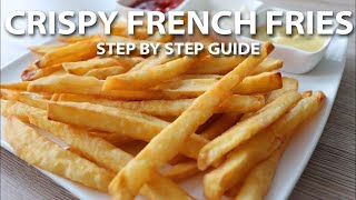 Crispy french fries recipe | How to make crispy french fries at home?