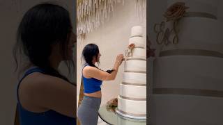 Making and delivering a 7 tier wedding cake! How does it look?