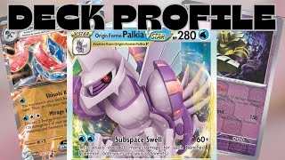 Palkia Vstar Deck Profile with Greninja EX (Stellar Crown)