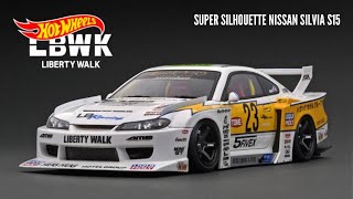 HOT WHEELS LB SUPER SILHOUETTE NISSAN SILVIA S15 LIBERTY WALK ALL COLOR