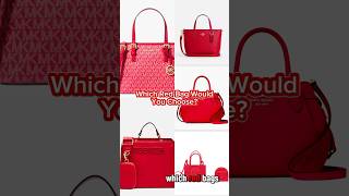 Which Red Bag Would You Choose #designerbag