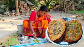 শাল পাতায় তৈরি মাংস পিঠে সব পিঠের স্বাদ হার মানবে । mangsho pitha recipe | Perfect Mangsho Pitha