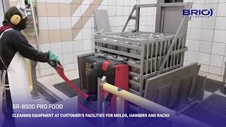 BR-FOOD · Cleaning equipment for hangers, molds, frames and other parts