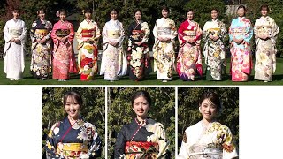 小芝風花＆髙橋ひかる＆本田望結ら、あでやかな晴れ着姿を披露（オスカープロモーション 2024年新春 晴れ着撮影会）