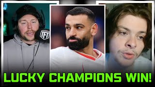 Liverpool's LUCKY CHAMPIONS WIN! Liverpool Fans DISRESPECT Mo Salah!