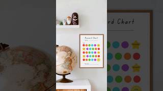 ⭐️🏆Printable Kids Reward Chart | Toddler Routine Chart | Teaching Discipline | Children Reward Chart
