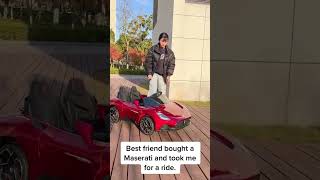 2023 TOP5 kids electric car ride on toy Maserati electric roadster