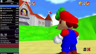 Super Mario 64 16 Star 19:16 PB