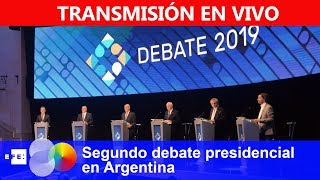 🔴📡 #ENVIVO | Segundo debate presidencial en Argentina