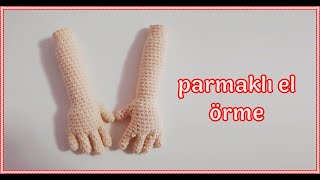 Amigurumi Parmaklı El Yapımı (Sağ ve Sol El)