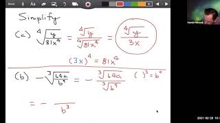 10.3 Simplify Radical Expressions - part 1
