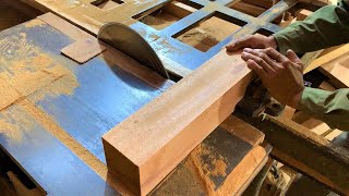 Making The X Wooden Speaker Legs for the famous Pair JBL 4343 USA | Best Strange Woodworking Product