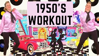 Cardio Dance Workout with Classic Music of the 1950's | 50's Juke Box Dance Workout