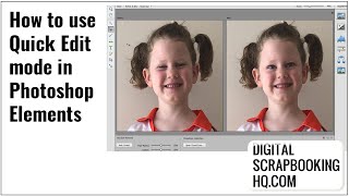 How to Edit Photos in Photoshop Elements Quick Edit Mode