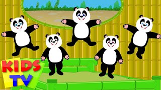 five little pandas | panda songs | panda nursery rhymes | little pandas | kids videos and songs