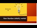 Stop using isNaN -use Number.isNaN instead.