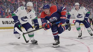 Edmonton Oilers vs Vancouver Canucks - NHL Today 10/12/2022 Full Game Highlights - NHL 23 Sim