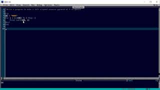 Write a program to make a left aligned reverse pyramid of 4 in #qbasic using for next loop #qbasic