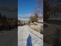 В подножието на Витоша разходка из Бояна vitosha boyana street walking winter mountain view