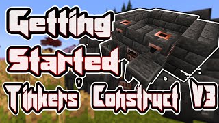 Getting Started With Tinkers Construct (1.18)  (Forge, Melter, Controller) Easy To Follow Tutorial