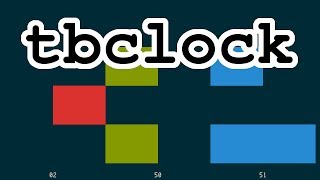 tbclock, terminal binary clock / timer / guessing game