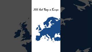 2000 Best Things in Europe 🇪🇺 #funfacts 3