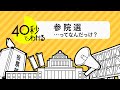 【40秒でわかる】参院選ってそもそも何？ 決め方・投票方法…ざっくり解説