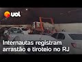 Internautas registram arrastão e tiroteio em túnel do Rio de Janeiro