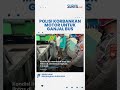 AKSI HEROIK Polisi Korbankan Motor untuk Ganjal Bus yang Tak Kuat Nanjak, Cegah Kecelakaan Beruntun