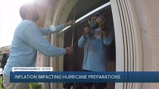 Inflation impacting hurricane preparations