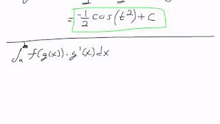 Substitution Rule For Indefinite And Definite Integrals