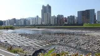 スライドショーで見る札幌ウォーキングコース　豊平川河川敷（豊平区）　2014/10/09