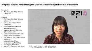 Progress Towards Accelerating the Unified Model on Hybrid Multi-Core Systems