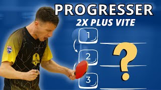 Comment progresser 2x plus vite au Tennis De Table ?