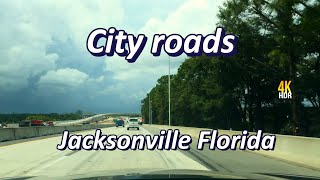 4K / City ​​roads / Jacksonville Florida