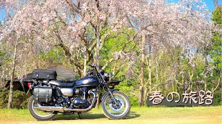 新宿から一泊二日で行く、春の高野山・熊野大社[Kawasaki W800 Street]