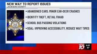 Jackson County Sheriff’s Office launches new online reporting system
