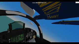 [YSFLIGHT simulator] Blue Angels Practice #11 | Diamond 360 (Left Wingman Perspective)