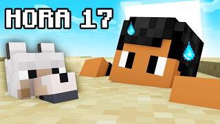 SOBREVIVENDO 24H NO PLANETA DESERTO DO MINECRAFT