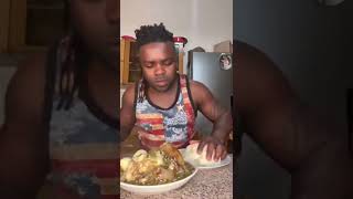 #short this is how to eat fufu #short follow for more