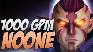 VP.Noone Anti-Mage with 1000 GPM | Dota Gameplay