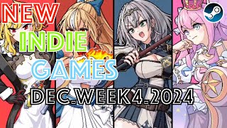 steam 新作ゲーム 2024年12月第4週【New Steam Games Dec. Week 4 - 2024】