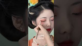 四步带你学会轻复原古风妆容 #化妆 #makeup #古风妆造