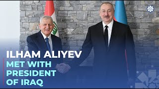 President Ilham Aliyev met with President of Iraq in Davos