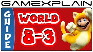 Super Mario 3D World - World 8-3 Green Stars \u0026 Stamp Locations Guide \u0026 Walkthrough