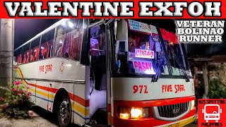 HAPPY VALENTINES DAY WITH A VETERAN BOLINAO RUNNER | PANGASINAN FIVE STAR BUS 972 SANTAROSA EXFOH