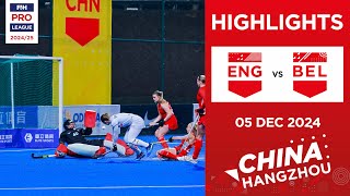 FIH Hockey Pro League 2024-25 Highlights: England vs Belgium (W) | Match 2